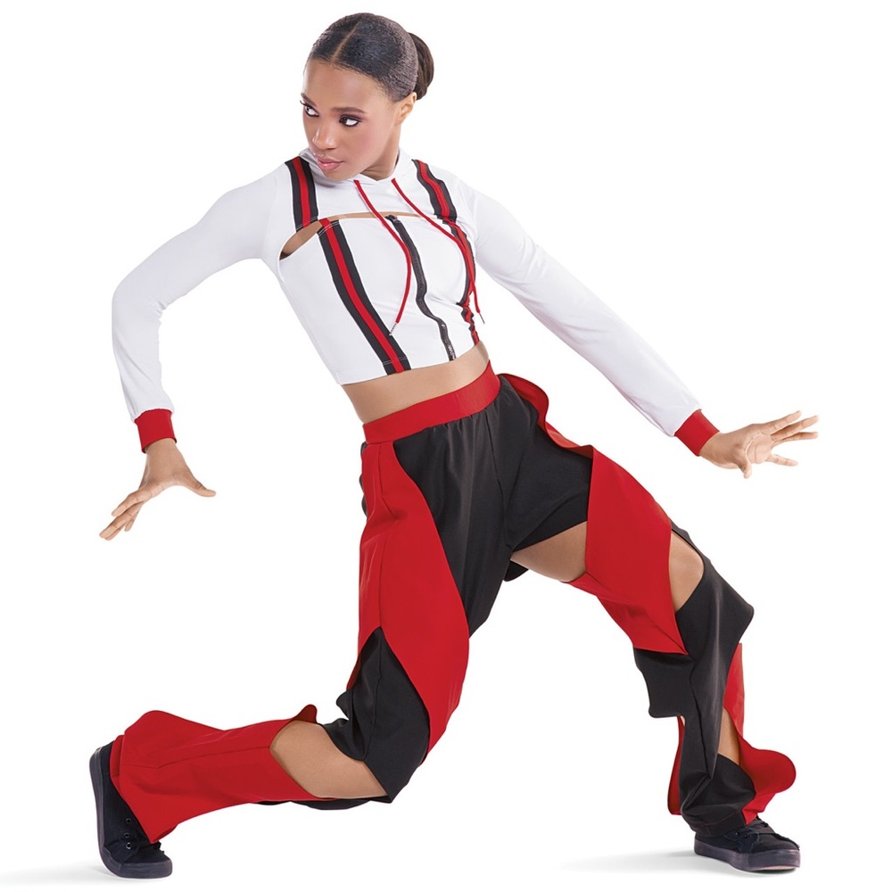 10th House NEW Red and Black Hip-hop Dance Costume CRITICAL MASS TH25260